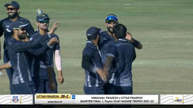 Vinay Galetiya's superb 3/19 against Uttar Pradesh
