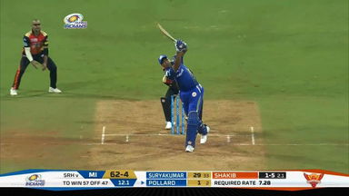 M23: MI vs SRH – Kieron Pollard Six