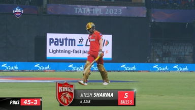M59: DC vs PBKS –   Jitesh Sharma  Wicket