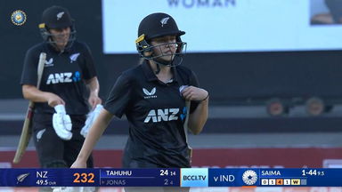 IND-W vs NZ-W 2024, 3rd ODI: Fran Jonas Wicket