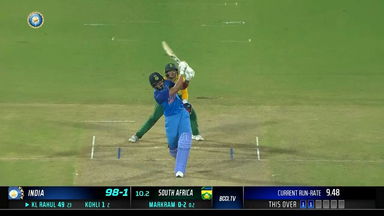 IND vs SA 2022, 2ND T20I: K L Rahul  Six