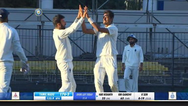 Ranji Trophy 2019-20: Madhya Pradesh vs Tamil Nadu - Fall of wickets, Tamil Nadu 2nd Innings