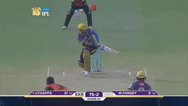 M14: KKR vs SRH – Robin Uthappa Six