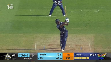 M51: GT vs LSG –  Shubman Gill  Six