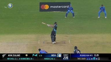 IND vs NZ 2023, 3RD T20I: Michael Bracewell  Six