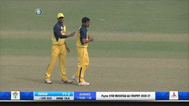 M Ashwin's impressive 3/16 against Odisha