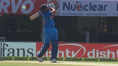 Rohit Sharma's out of the stadium SIX