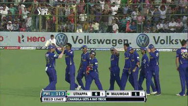 Match 60 RR vs PWI – Uthappa's Wicket