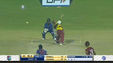 IND vs WI 2022, 2ND T20I: Rovman Powell Six