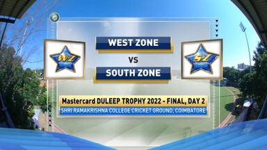 Duleep Trophy 2022 Final, West Zone v South Zone, Day 2: Match Highlights