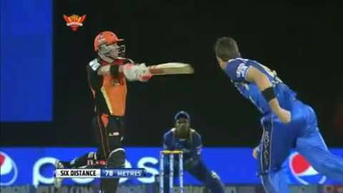 M11: SRH vs RR – David Warner Six