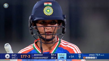 IND-W vs SA-W 2024, 1st T20I: Harmanpreet Kaur Wicket