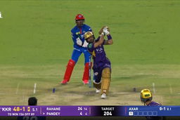 IPL 2026 M70: KKR vs DC - Manish Pandey Six