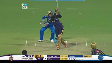 Eliminator: KKR vs RR – Shubman Gill Six