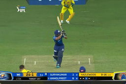 M30: CSK vs MI – Anmolpreet Singh Six