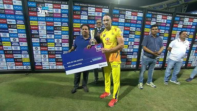 Q1: SRH vs CSK – Man of the Match – Faf du Plessis