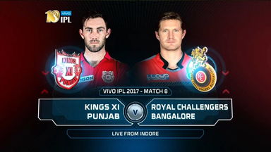 IPL 2017 M8: KXIP vs RCB – Match Highlights