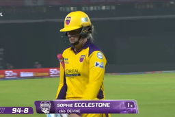 Wicket: Match 14, Gujarat Giants vs UP Warriorz, WPL 2026: Sophie Ecclestone Wicket