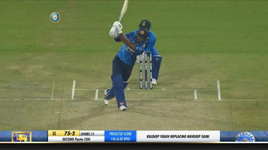 IND vs SL 2020, 2nd T20I: Kusal Perera Six