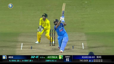 IND vs AUS 2022, 2ND T20I: Rohit Sharma  Six