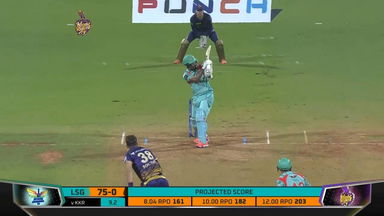 M66: KKR vs LSG – KL Rahul Six