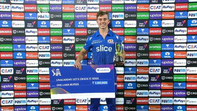 M23: MI vs PBKS – Unacademy Let's Crack It Sixes of the Match – Dewald Brevis
