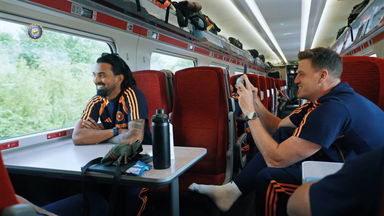 'Train'ing from London to Leeds ft. Team India