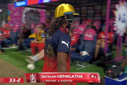 Wicket: Match 9, Royal Challengers Bengaluru vs Gujarat Giants, WPL 2026: D Hemalatha Wicket