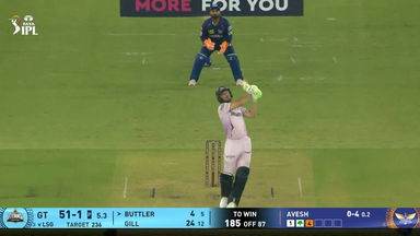 IPL 2025 M64: GT vs LSG - Jos Buttler Six