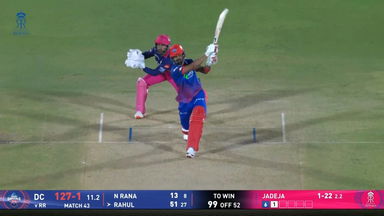 IPL 2026 M43: RR vs DC - KL Rahul Six