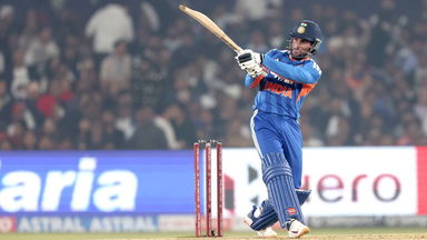 Lands on the roof! Tilak Varma hits a massive 89m six