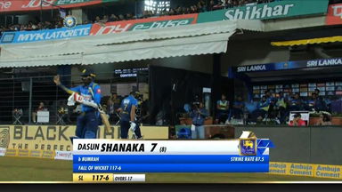 IND vs SL 2020, 2nd T20I: Dasun Shanaka Wicket