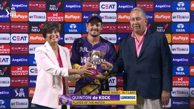 IPL 2025 M06: RR vs KKR - Player of the Match - Quinton De Kock