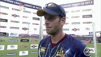 CLT20 2013 M14: LIO vs OT  –   Interview – Ian Butler