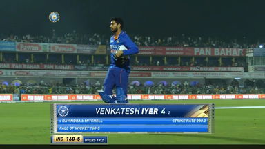 IND vs NZ 2021, 1ST T20I : Venkatesh Iyer Wicket
