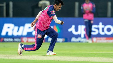 Yuzvendra Chahal "turns" it in RR's favour with 3/22