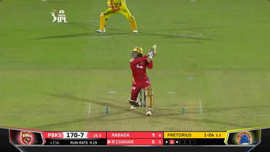 M11: CSK vs PBKS – Rahul Chahar Six