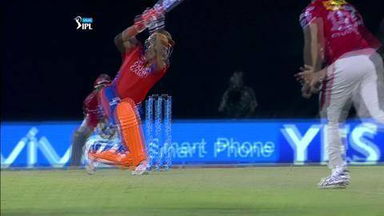 M3: KXIP vs GL – Suresh Raina Wicket