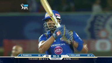 M43: MI vs KXIP – Kieron Pollard Six