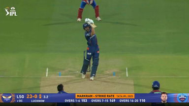 IPL 2025 M40: LSG vs DC - Aiden Markram Six