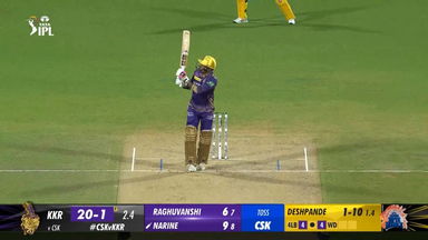 M22: CSK vs KKR – Sunil Narine Six