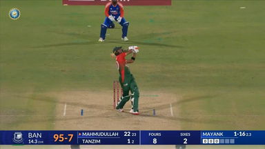 IND vs BAN 2024, 2nd T20I: Mahmudullah Six