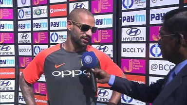 IND vs WI 2018, 1st ODI: Shikhar Dhawan Interview