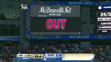 M7: MI vs KXIP – Corey Anderson Wicket