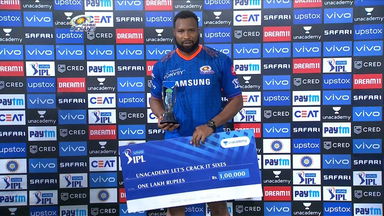M27: MI vs CSK  – Unacademy Lets Crack It Sixes of the Match –   Kieron Pollard