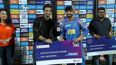 M53: RR vs RCB – Star Plus nayi soch award – Ajinkya Rahane