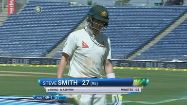 IND vs AUS 2017 - 1st Test day 1 : Steve Smith Wicket