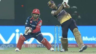 M18: DD vs KKR  – Manish Pandey Six