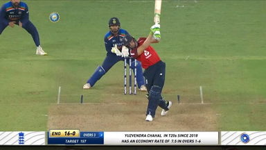 IND vs ENG 2021,3rd T20I : Jos Buttler Six
