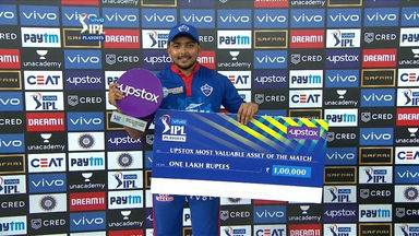 Q1: DC vs CSK  – Upstox most valuable Asset of the match –  Prithvi Shaw